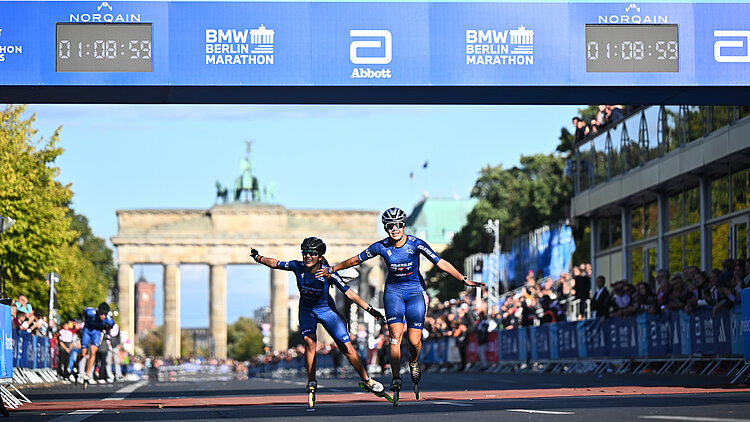 BMW BERLIN-MARATHON: Winners of the inline marathon © SCC Events 