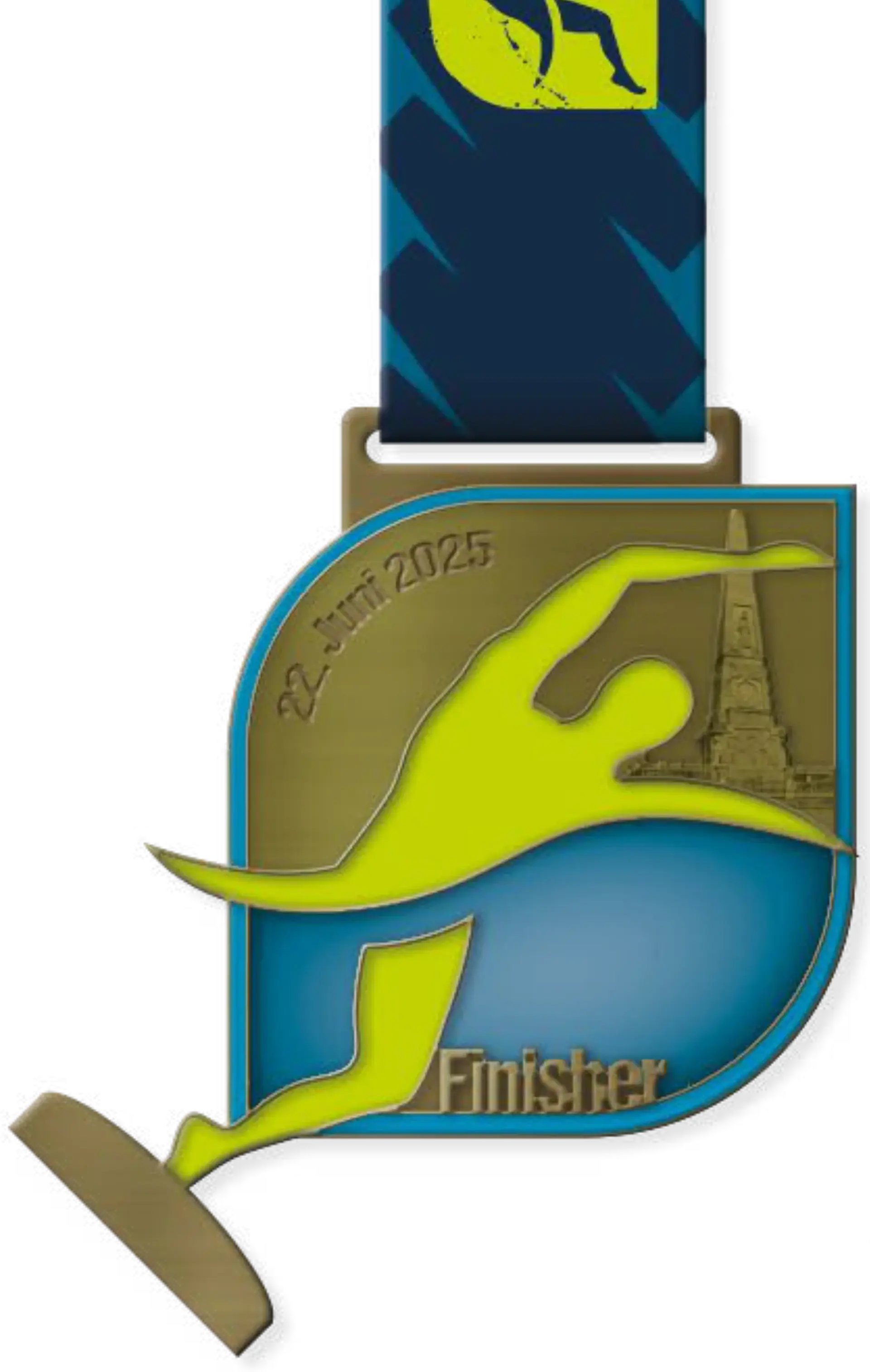 Medaille des SwimRun 2025.