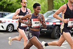 Melat Kejeta at the GENERALI Berlin Half Marathon 2024  © SCC EVENTS / Petko Beier